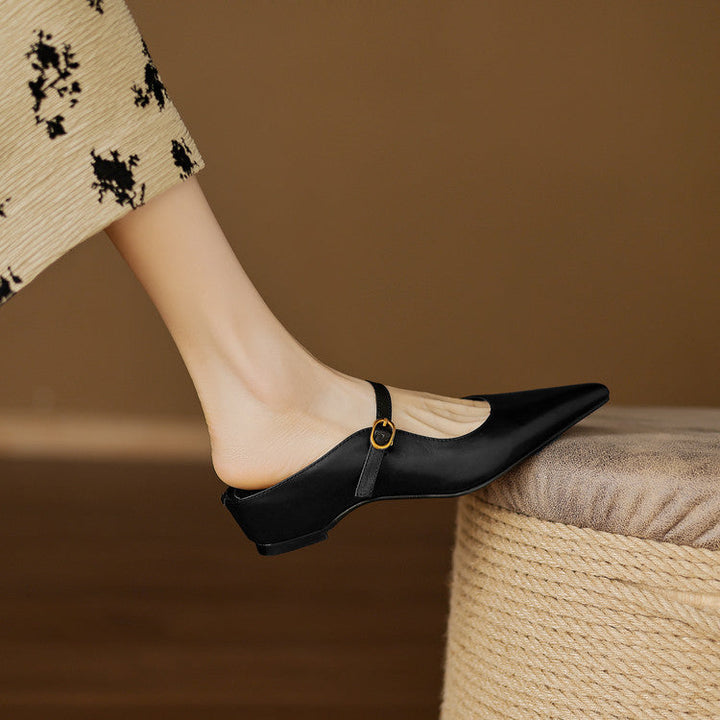 Muse & Valeur | Genuine Leather Mules for Women