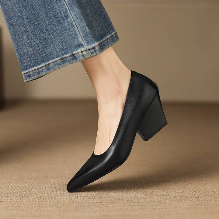 Muse & Valeur | Genuine Leather Heels for Women