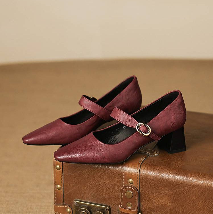 Muse & Valeur | Genuine Leather Heels for Women