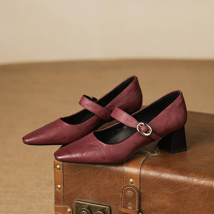 Muse & Valeur | Genuine Leather Heels for Women