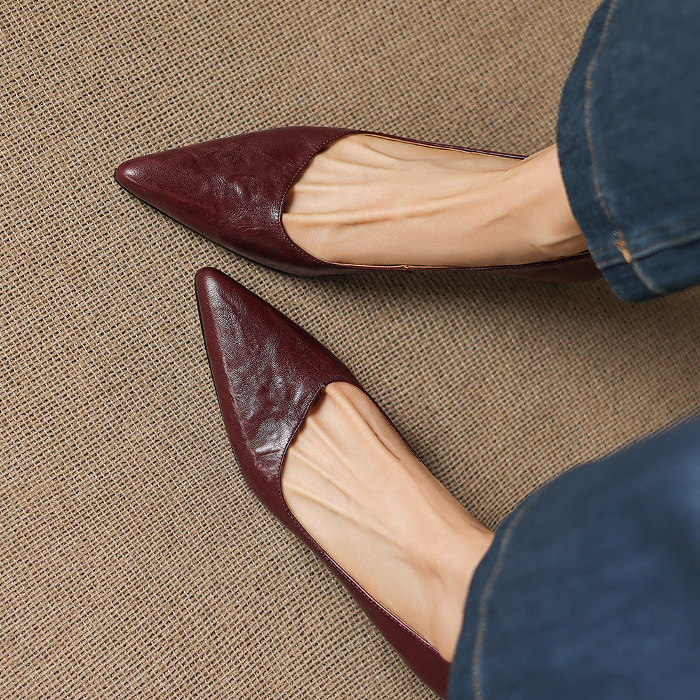 Muse & Valeur | Genuine Leather Heels for Women
