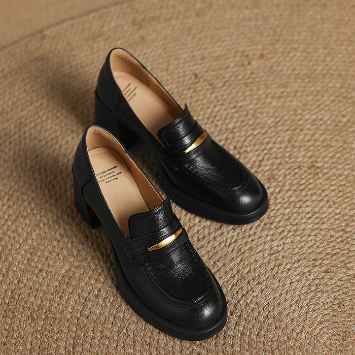 Muse & Valeur | Genuine Leather Heels for Women