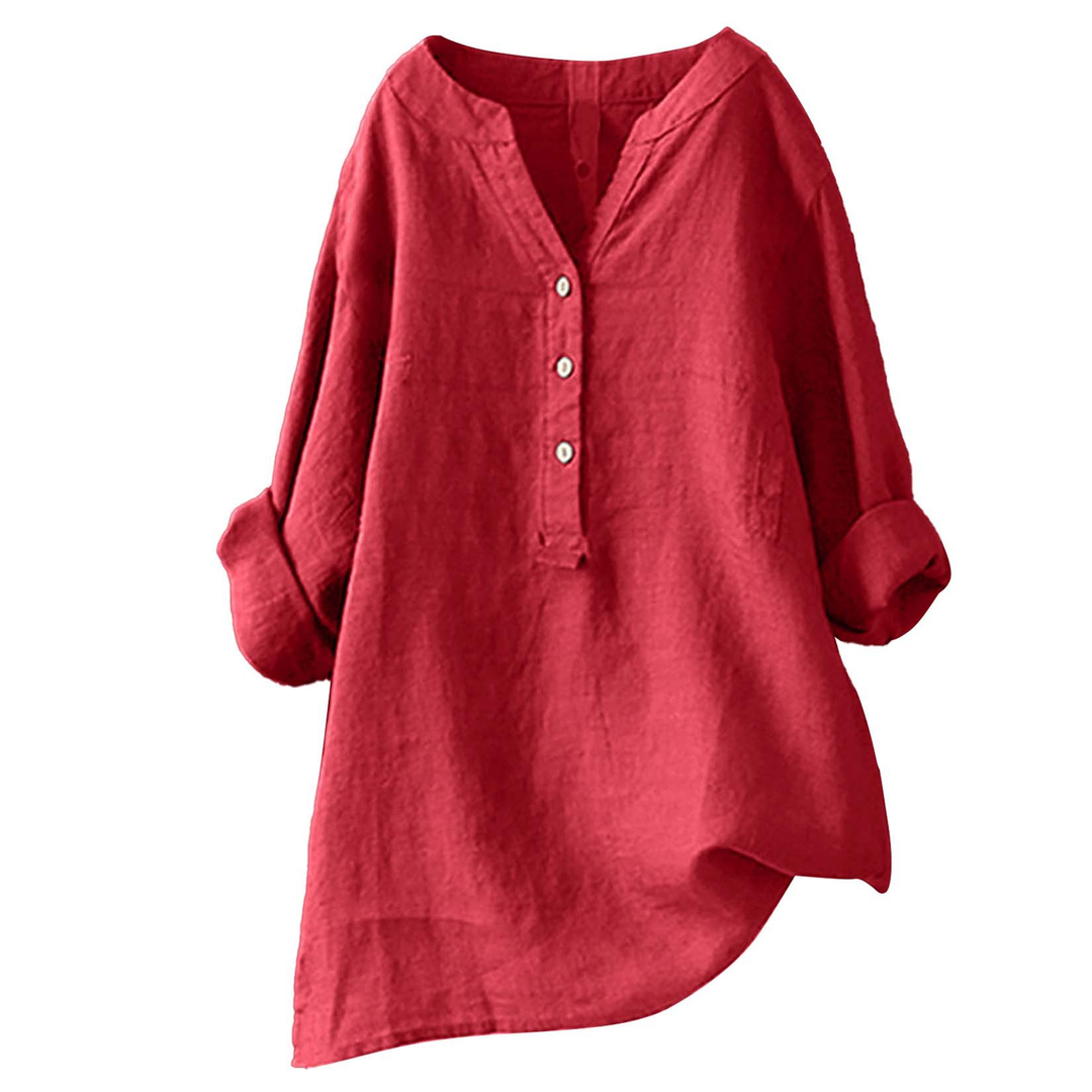 Muse & Valeur | Blouse for Women in Lightweight Fabric, Relaxed Fit, White