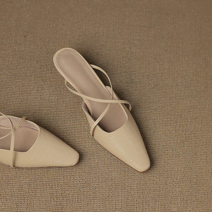 Muse & Valeur | Genuine Leather Mules for Women