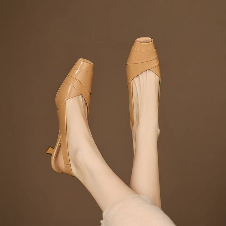 Muse & Valeur | Genuine Leather Slingbacks for Women