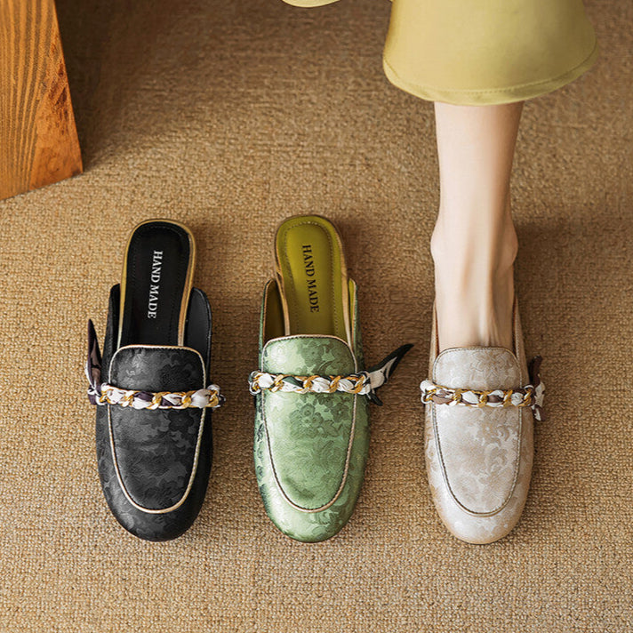 Muse & Valeur | Genuine Leather Mules for Women