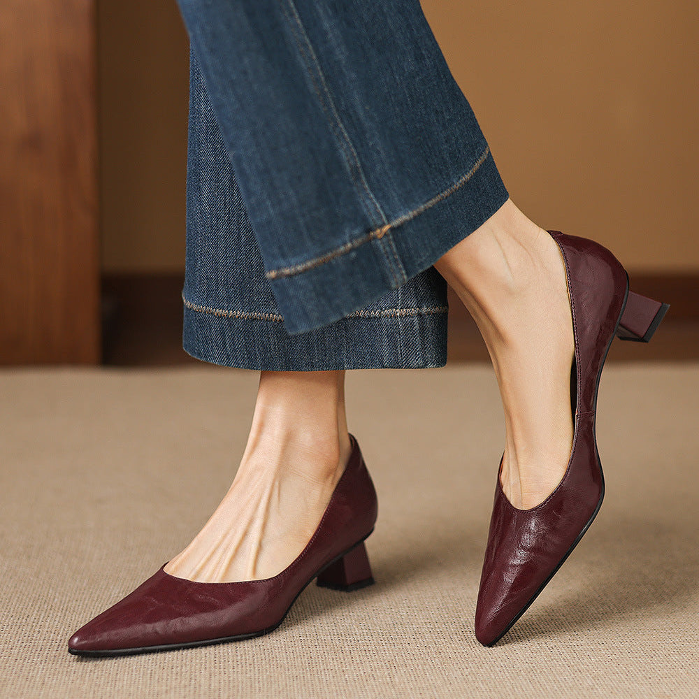 Muse & Valeur | Genuine Leather Heels for Women