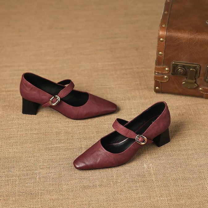 Muse & Valeur | Genuine Leather Heels for Women