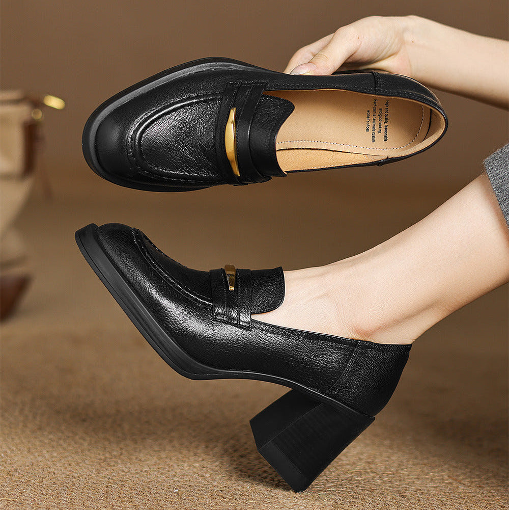 Muse & Valeur | Genuine Leather Heels for Women