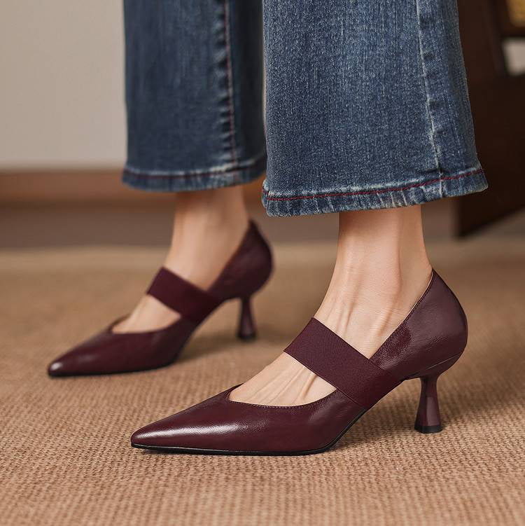 Muse & Valeur | Genuine Leather Heels for Women