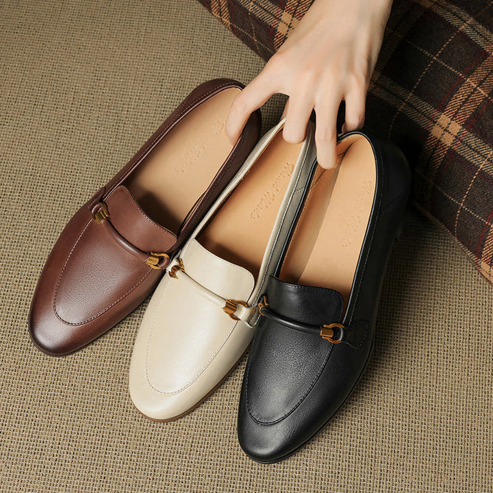 Muse & Valeur | Genuine Leather Loafers for Women
