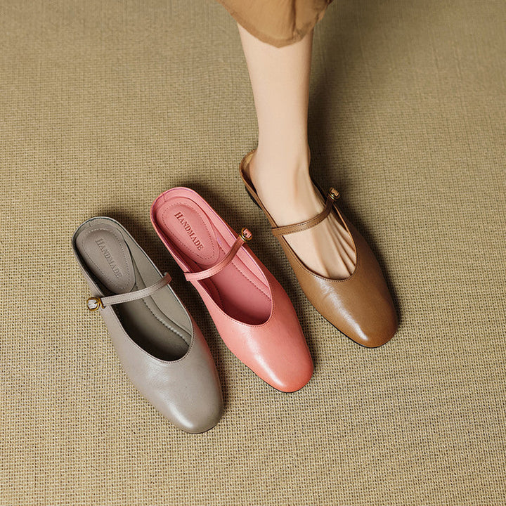 Muse & Valeur | Genuine Leather Mules for Women