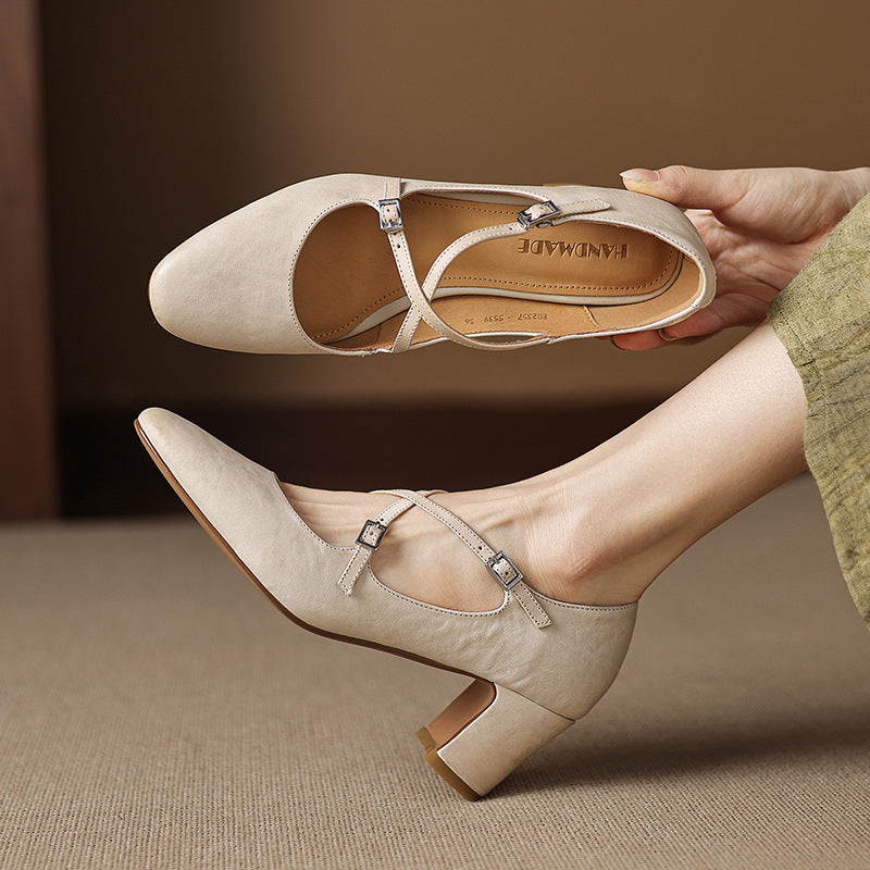 Muse & Valeur | Genuine Leather Heels for Women