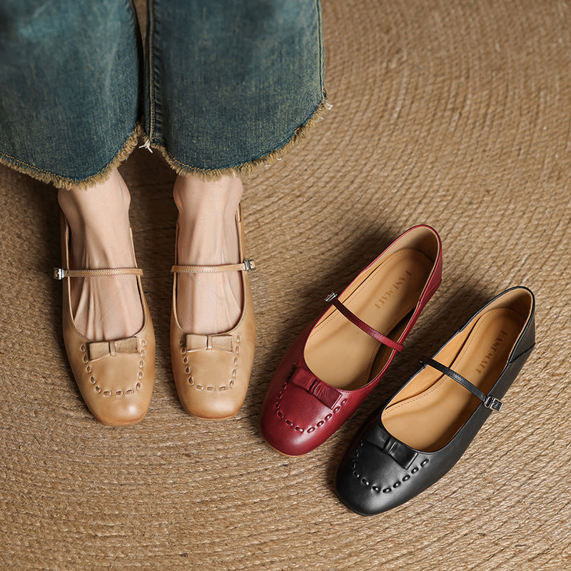 Muse & Valeur | Genuine Leather Flats for Women