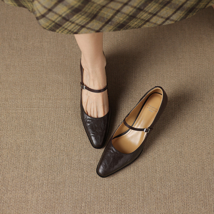 Muse & Valeur | Genuine Leather Heels for Women