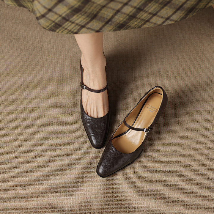 Muse & Valeur | Genuine Leather Heels for Women