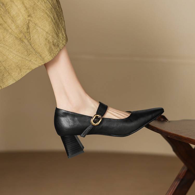 Muse & Valeur | Genuine Leather Heels for Women