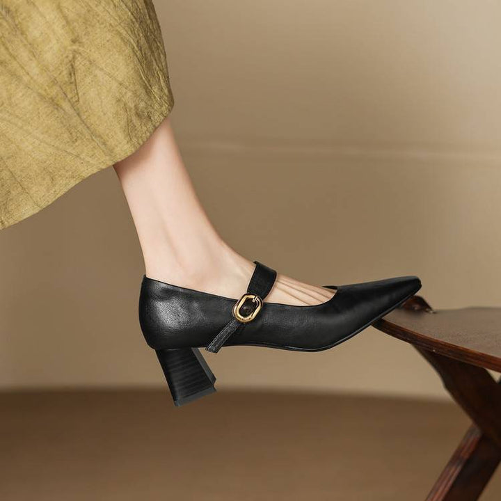 Muse & Valeur | Genuine Leather Heels for Women