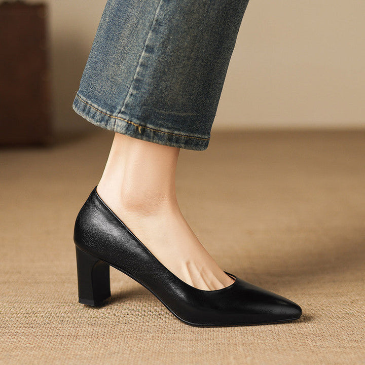 Muse & Valeur | Genuine Leather Heels for Women