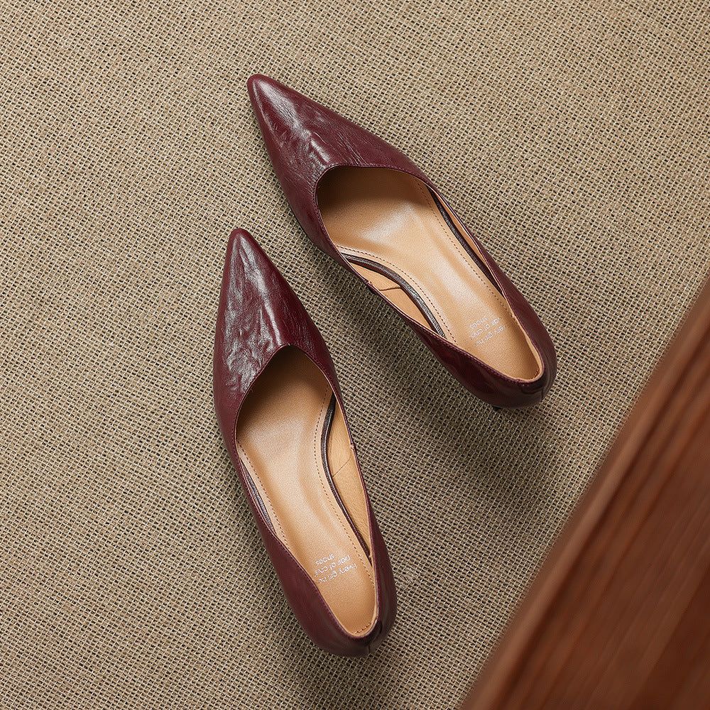Muse & Valeur | Genuine Leather Heels for Women