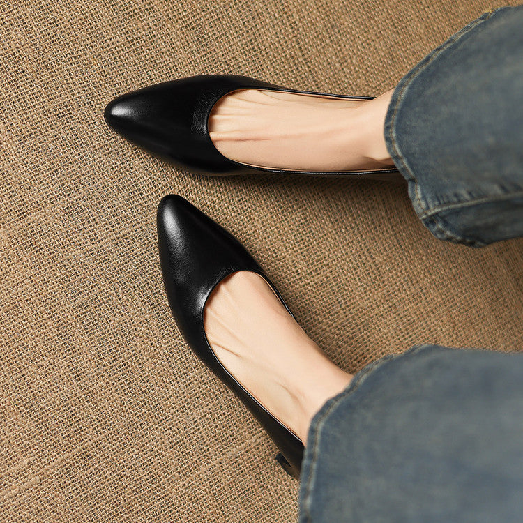 Muse & Valeur | Genuine Leather Heels for Women