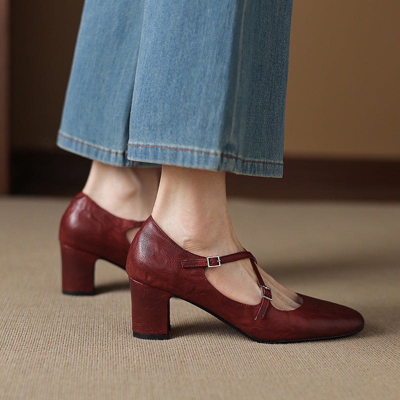 Muse & Valeur | Genuine Leather Heels for Women