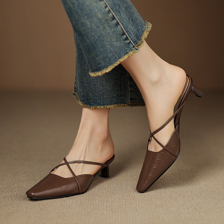 Muse & Valeur | Genuine Leather Mules for Women