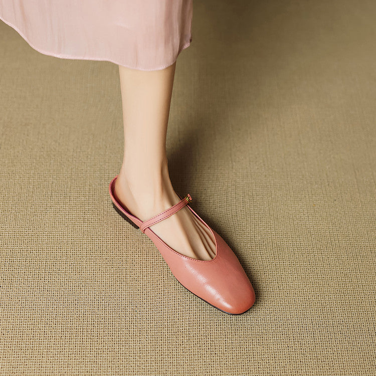 Muse & Valeur | Genuine Leather Mules for Women