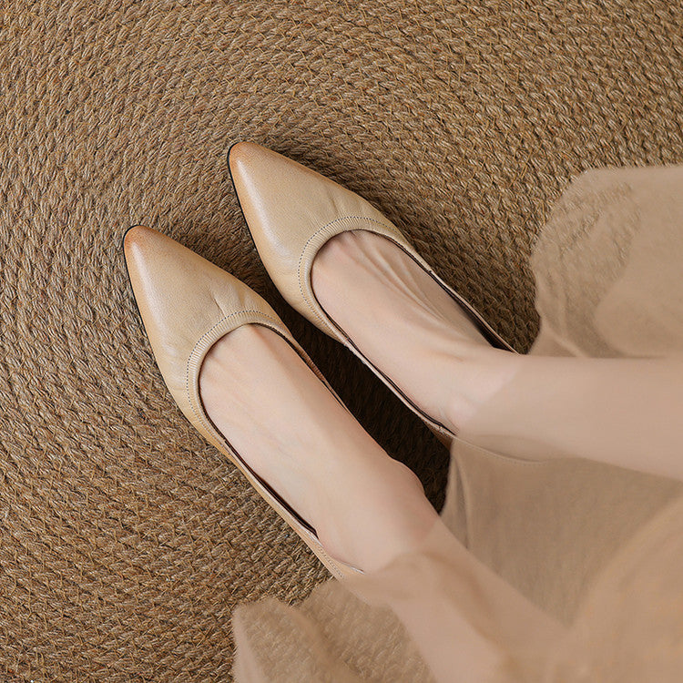 Muse & Valeur | Genuine Leather Heels for Women