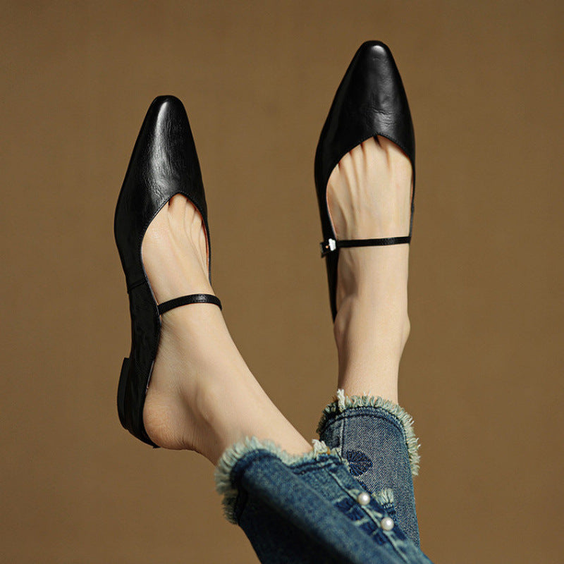 Muse & Valeur | Genuine Leather Mules for Women