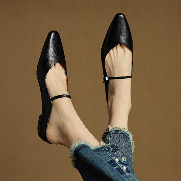 Muse & Valeur | Genuine Leather Mules for Women