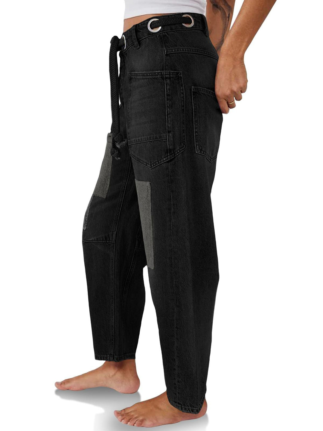 Muse & Valeur | Artisan Pants for Women in Natural Fabric, Relaxed Fit, Beige