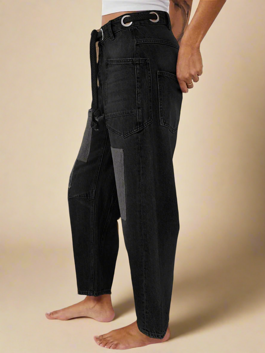 Muse & Valeur | Artisan Pants for Women in Natural Fabric, Relaxed Fit, Beige
