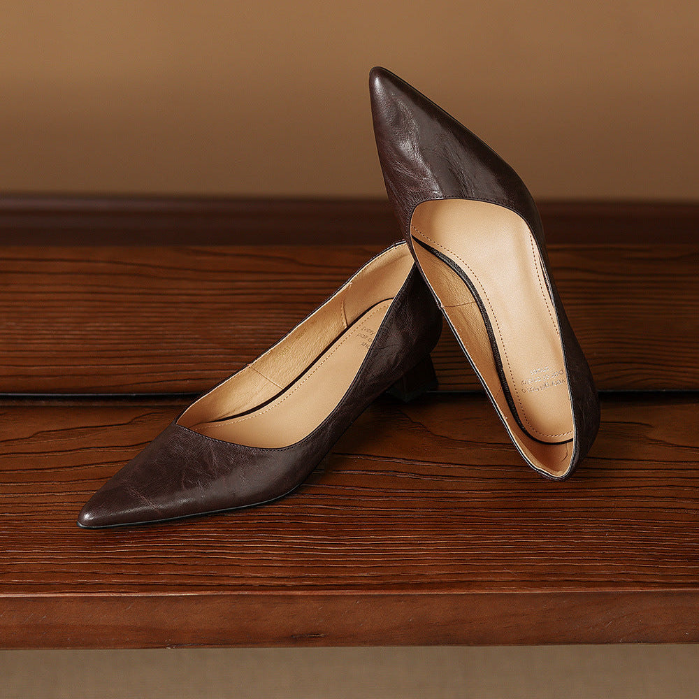 Muse & Valeur | Genuine Leather Heels for Women