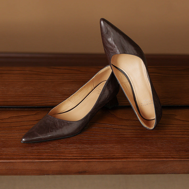 Muse & Valeur | Genuine Leather Heels for Women