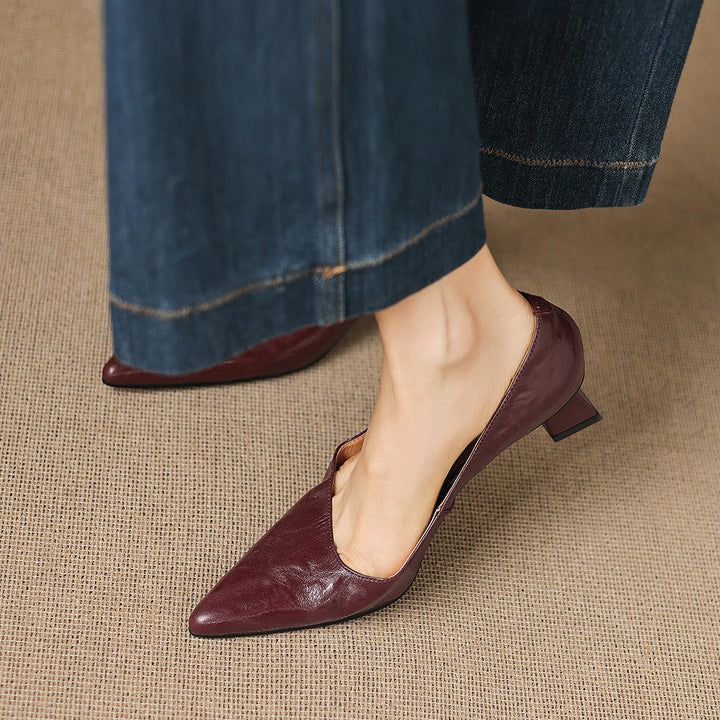 Muse & Valeur | Genuine Leather Heels for Women