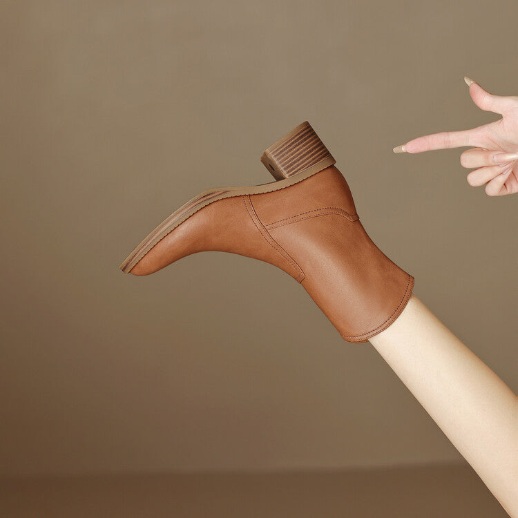Muse & Valeur | Genuine Leather Boots for Women