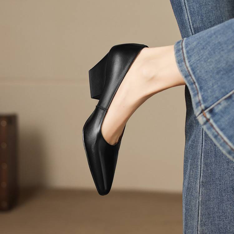 Muse & Valeur | Genuine Leather Heels for Women