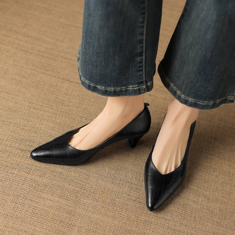 Muse & Valeur | Genuine Leather Heels for Women