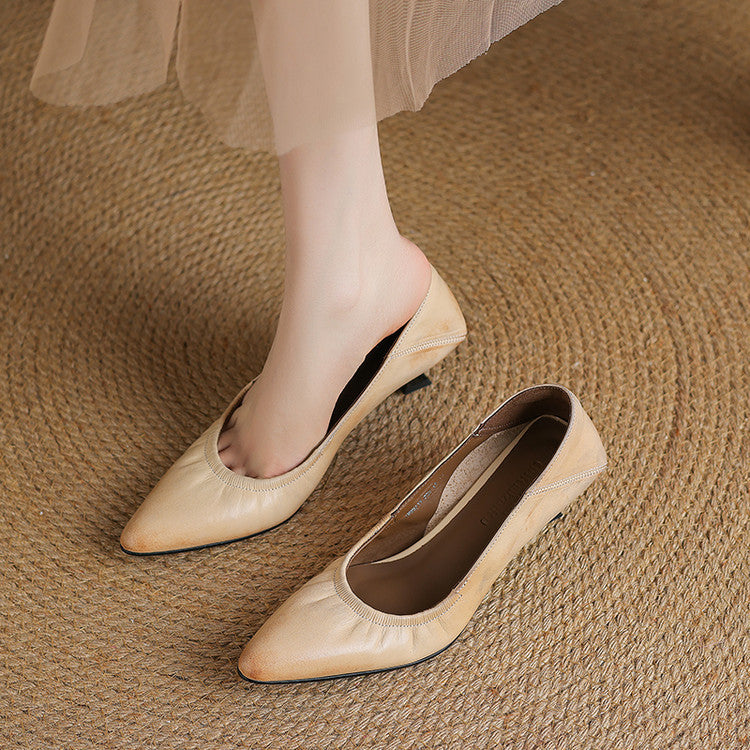 Muse & Valeur | Genuine Leather Heels for Women