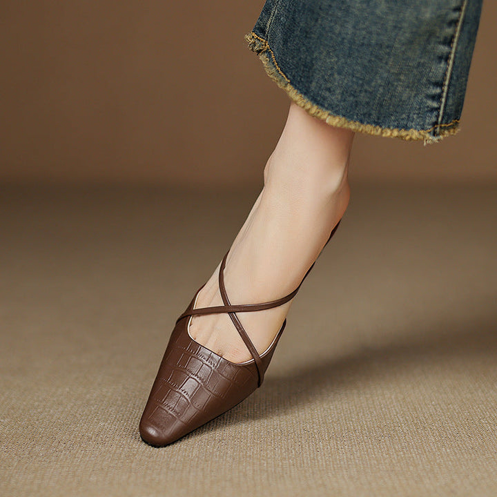 Muse & Valeur | Genuine Leather Mules for Women