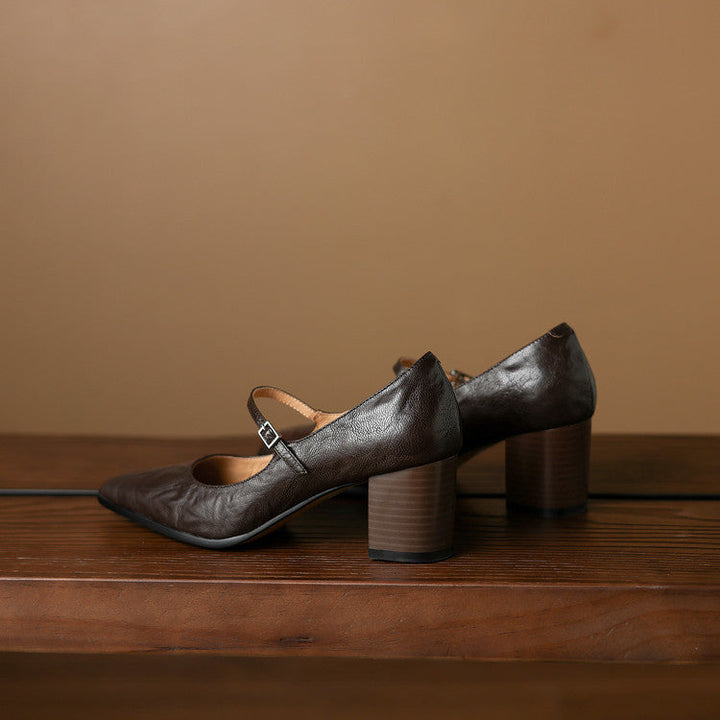 Muse & Valeur | Genuine Leather Heels for Women