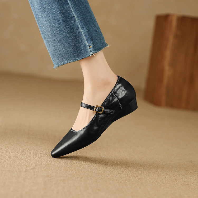 Muse & Valeur | Genuine Leather Pumps for Women