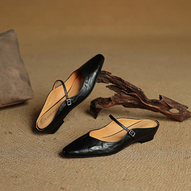 Muse & Valeur | Genuine Leather Mules for Women