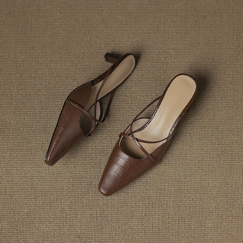 Muse & Valeur | Genuine Leather Mules for Women