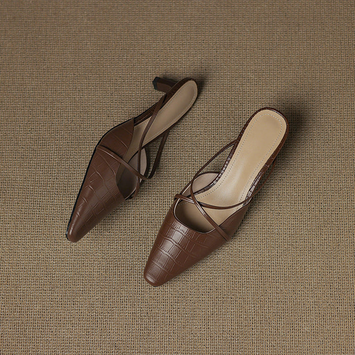 Muse & Valeur | Genuine Leather Mules for Women