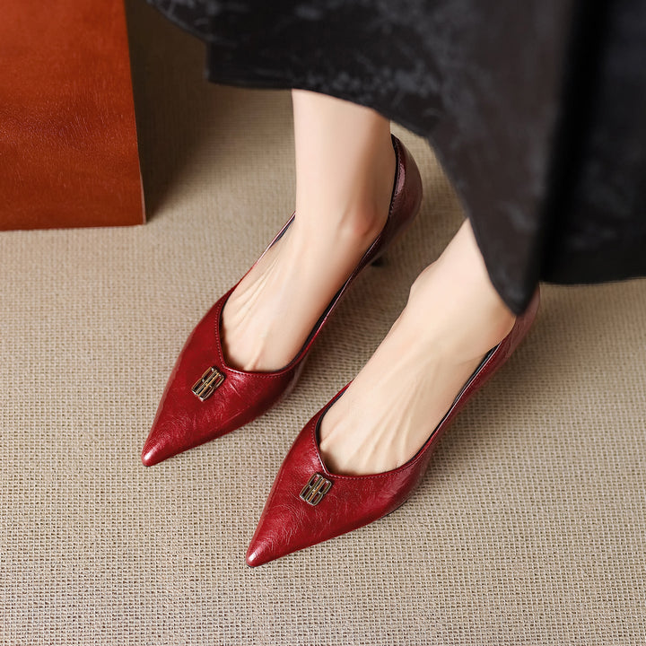 Muse & Valeur | Genuine Leather Heels for Women