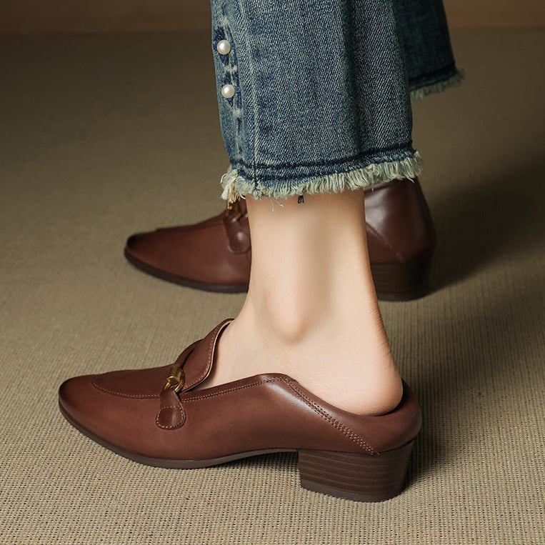 Muse & Valeur | Genuine Leather Loafers for Women
