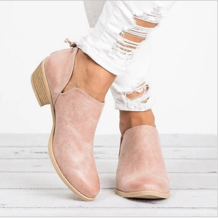 Muse & Valeur | High Heels for Women, Ankle Fit, Leather, Black