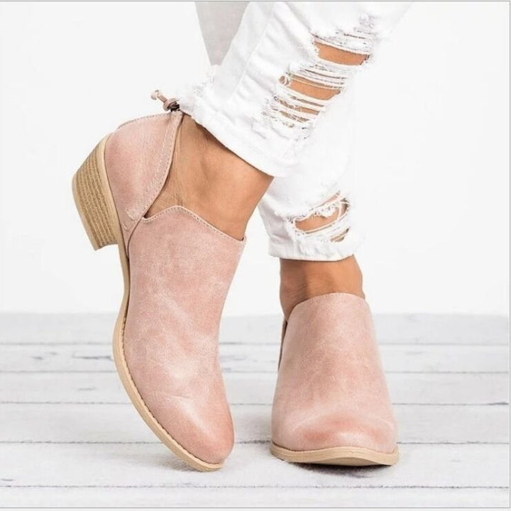 Muse & Valeur | High Heels for Women, Ankle Fit, Leather, Black